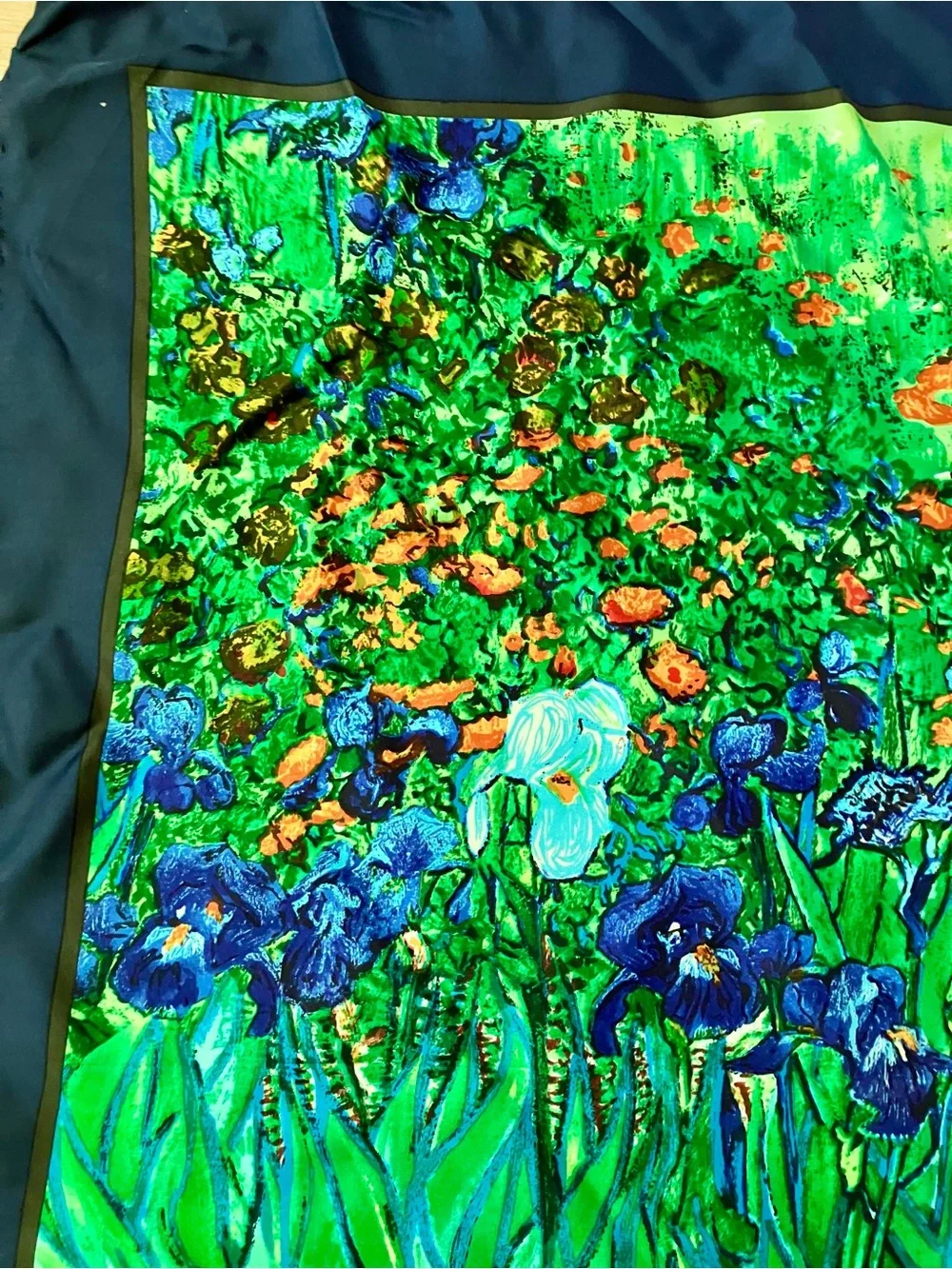 Van Gogh Iris Silk Scarf